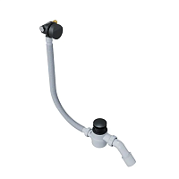 Слив-перелив для ванны Excellent ARIN.3410BL Hover с наполнением, черный