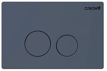 Панель смыва Creavit GP9002.05 Terra для унитаза, накладная, базальт матовый