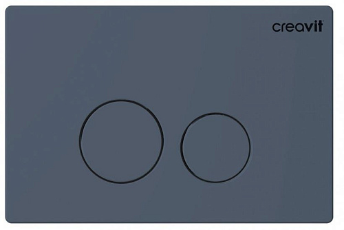 Панель смыва Creavit GP9002.05 Terra для унитаза, накладная, базальт матовый