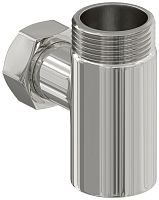 Уголок Сунержа 00-1511-0134 со спускным клапаном н/ж G 1" нар.р. / G 3/4" н. г., без покрытия