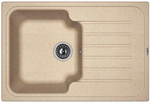 Мойка для кухни Florentina 20.260.B0760.107 Таис 76х51 см, с крылом, песочная снят с производства