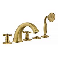 Смеситель Migliore 28499 Korona на борт ванны, бронза