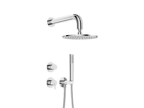 Набор Deante NQS_09YK Silia для душа скрытого монтажа, хром Набор Deante NQS_09YK Silia для душа скрытого монтажа, хром