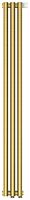 Радиатор Сунержа 051-0311-1203 Эстет-1 отопительный н/ж EU50 правый 1200х135 мм/ 3 секции, состаренная латунь