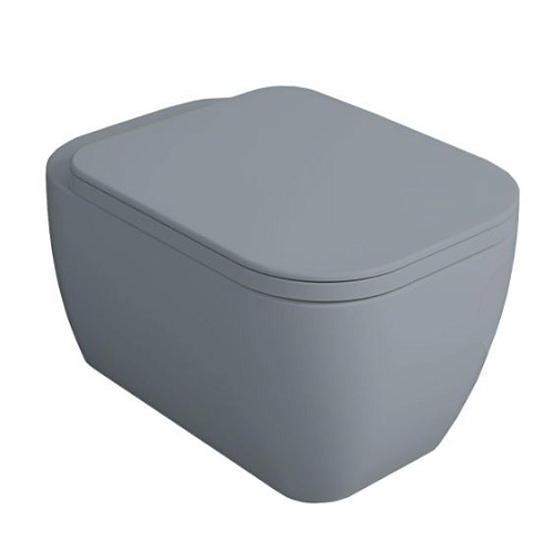 Унитаз подвесной Simas Henges HE18 cemento matt купить недорого в интернет-магазине Керамос