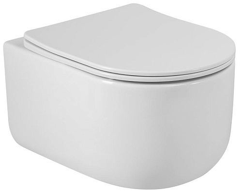 Унитаз подвесной, чаша BelBagno SOFT BB084CH-TOR/SC Унитаз подвесной, чаша BelBagno SOFT BB084CH-TOR/SC