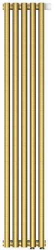 Радиатор Сунержа 051-0311-1205 Эстет-1 отопительный н/ж EU50 правый 1200х225 мм/ 5 секций, состаренная латунь
