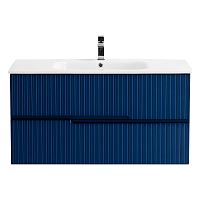 Тумба Cezares DUET-800-2C-SO-SPF-P Duet под раковину, синий