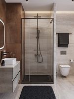 Душевая дверь в нишу Cezares LUX LUX-B-FS-11-100-C-GM