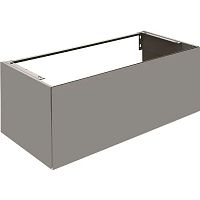 Тумба Keuco 32971290000 Plan под умывальник 100х49 см, инокс матовый/инокс матовый