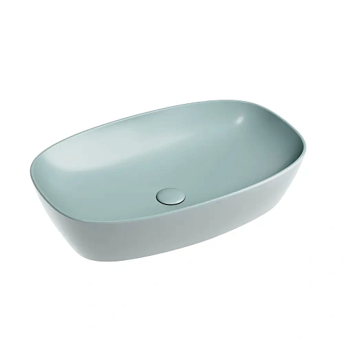 Умывальник Ceramica Nova CN6049MLG Element, чаша накладная 60х38 см, зеленый матовый Умывальник Ceramica Nova CN6049MLG Element, чаша накладная 60х38 см, зеленый матовый
