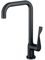 Смеситель Aquatek AQ1083MB Вега для кухни (квадратный излив), черный матовый