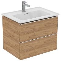 Тумба Ideal Standard T4295PB Adapto для раковины 60х45 см, подвесная, с двумя ящиками, Gold Oak (Золотой дуб) Тумба Ideal Standard T4295PB Adapto для раковины 60х45 см, подвесная, с двумя ящиками, Gold Oak (Золотой дуб)