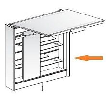Полочка Keuco 30290179700 Edition 300 стеклянная, алюминий серебристый анодированный/белый матовый