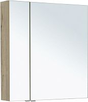 Зеркальный шкаф Aquanet 00277537 Алвита New без подсветки, 80х85 см, коричневый