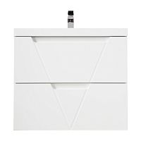 База BelBagno VITTORIA-800-2C-SO-BL под раковину 80х45 см, подвесная, Bianco Lucido (белый глянец)