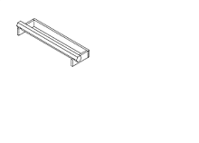 Бумагодержатель без крышки Pomdor 72 Mirage 72.40.01.002
