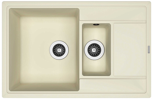 Мойка для кухни Florentina 20.250.D0780.202 Липси 78х51 см, с крылом, шампань снят с производства