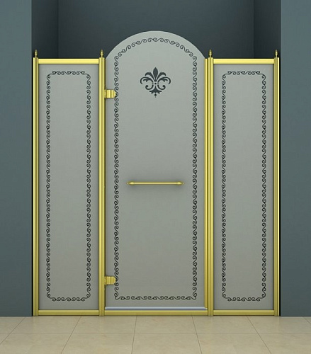 Душевая дверь в нишу Cezares RETRO-B-13-130-PP-G-R (RETRO-A-B-13-130-PP-G-R)