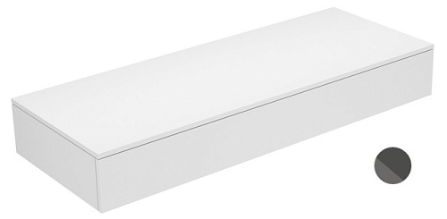 Тумба Keuco 31760800000 Edition 400 боковая 140х53.5 см, белый глянцевый/стекло глянцевое антрацит купить недорого в интернет-магазине Керамос Тумба Keuco 31760800000 Edition 400 боковая 140х53.5 см, белый глянцевый/стекло глянцевое антрацит купить недорого в интернет-магазине Керамос