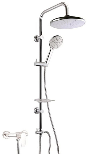 Душевая система Paini 50CR191B0RS1P3 RS White, хром Душевая система Paini 50CR191B0RS1P3 RS White, хром