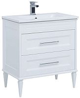 Тумба с раковиной Aquanet 00260664 Бостон, 78х47 см, белая