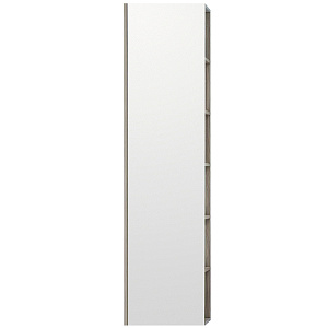 Шкаф - колонна Акватон 1A253403SDB20 Сканди с зеркалом, 40х160 см, белый,дуб верона