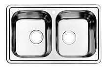 Мойка кухонная IDDIS Strit STR78S2i77K