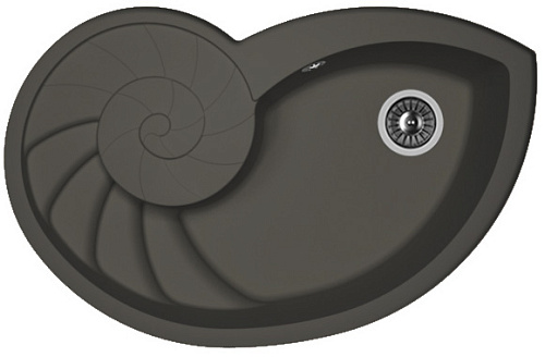 Мойка для кухни Florentina 20.350.E0820.302 Наутилус 82х53 см, с крылом, антрацит Мойка для кухни Florentina 20.350.E0820.302 Наутилус 82х53 см, с крылом, антрацит снят с производства