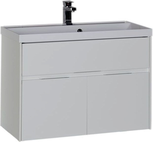 Тумба под раковину Aquanet 00179449 Латина напольная, 89х45 см, белая снят с производства