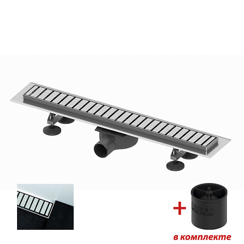 Комплект для монтажа дрен. канала TECE LINUS KL8002