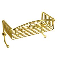 Решетка Migliore 22051 Complementi одинарная с двумя крючками, золото