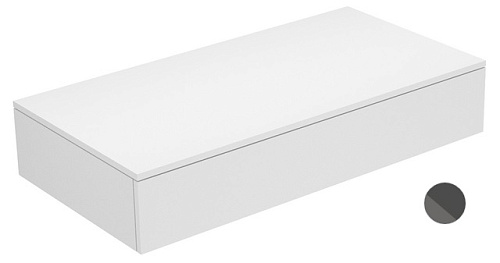 Тумба Keuco 31750800000 Edition 400 боковая 105х53.5 см, белый глянцевый/стекло глянцевое антрацит купить недорого в интернет-магазине Керамос Тумба Keuco 31750800000 Edition 400 боковая 105х53.5 см, белый глянцевый/стекло глянцевое антрацит купить недорого в интернет-магазине Керамос