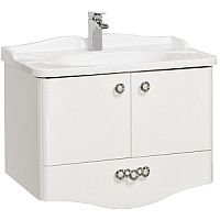 Тумба Акватон 1A1509K0VN010 Венеция с раковиной, 75х44 см, белый