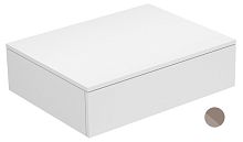 Тумба Keuco 31740140000 Edition 400 боковая 70х53.5 см, трюфель/стекло глянцевое трюфель