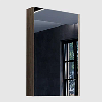 Зеркальный шкаф Comforty 00-00009323 Порто 50х80 см, дуб темно-коричневый