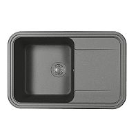 Мойка для кухни Florentina 20.170.D0780.102 Крит 78х51 см, с крылом, черная