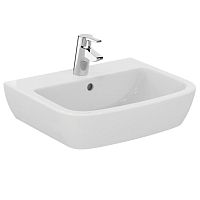 Раковина Ideal Standard T056501 Tempo подвесная 55х45 см, с 1-м отверстием под смеситель, Euro White (евробелый) Раковина Ideal Standard T056501 Tempo подвесная 55х45 см, с 1-м отверстием под смеситель, Euro White (евробелый)