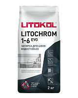 Цементная затирка LITOKOL 04. Затирочные смеси на цементной основе LITOCHROM1-6_LUXURY_C60(2кг) Ведро_Бежевый (exp_date)