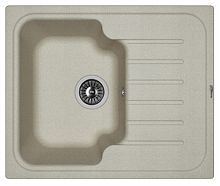 Мойка для кухни Florentina 20.235.A0615.305 Таис 62х51 см, с крылом, серая Мойка для кухни Florentina 20.235.A0615.305 Таис 62х51 см, с крылом, серая