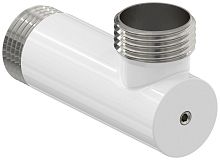 Уголок Сунержа 12-1523-1010 с клапаном G 1" НР х G 1" НР, белый