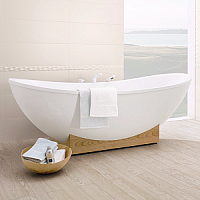 Ванна акриловая, с аэро-массажем Villeroy & Boch MyNature UPAC190NAT7V-01, 190х80