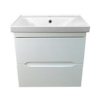 Тумба Loranto CS00071927 Арфа с раковиной, напольная, 60х47 см, белая