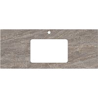 Столешница Kerama Marazzi PL3.VT280\120 Plaza Classic Neo под раковину, 120 см, Парнас/пепельный лаппатированный Столешница Kerama Marazzi PL3.VT280\120 Plaza Classic Neo под раковину, 120 см, Парнас/пепельный лаппатированный