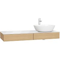 Тумба Vitra 65684 Origin для раковины 120х48 см, подвесная, правосторонняя, Light oak (светлый дуб) Тумба Vitra 65684 Origin для раковины 120х48 см, подвесная, правосторонняя, Light oak (светлый дуб)