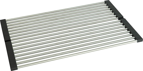 Сушилка Deante ZZH_02NM для посуды, складная, брашированная сталь/Nero (черный)