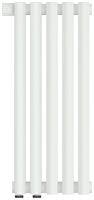 Радиатор Сунержа 30-0310-5005 Эстет-1 отопительный н/ж EU50 левый 500х225 мм/ 5 секций, матовый белый