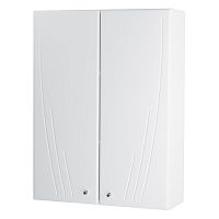 Шкафчик Акватон 1A001703MN010 Минима 61х82 см, двустворчатый, белый/хром глянец купить недорого в интернет-магазине Керамос