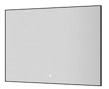 Зеркало с LED подсветкой сенсор антипар 70х100 см Boheme 543-100-GM рама gun metal