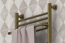 Полка Сунержа 05-2012-0470 прямая (L - 470 мм) н/ж для ДР Полка Сунержа, состаренная бронза